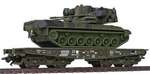 Marklin48712 Платформа 4-х осная с танком "GEPARD"1/87