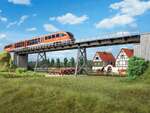 Auhagen11430 Железнодорожный мост, однопутный. Размеры: 560х67х85 мм, H0