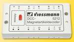 Viessmann5212 Цифровой декодер для: 4-x стрелок, 4-x сигналов, 8 расцепителей для всех систем DCC, H0, N
