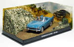 DB010 Масштабная модель автомобиля James Bond Car Collection-Sunbeam Alpine (Доктор Ноу) фирмы Universal Hobbies. (металл) 1/43