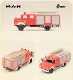 Preiser31296 Пожарная машина MAN Tro TLF16, 1/87