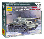 ЗВЕЗДА 6251 Немецкий танк Т-4 F2, 1:100
