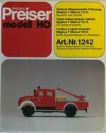 Preiser31242 Feuerwehr Magirus 125A FD 1/87