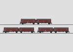 Marklin48850 3 пары вагонов Федеральной железной дороги Германии (DB) типа Hrs-z 330 типа Leig-Einheit Ep.IV H0
