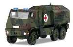 Marklin18550 Военная машина German Federal Army "UNIMOG" AS AN AMBULANCE 1/87