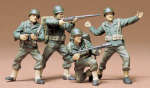 Tamiya 35013 Американские пехотинцы в атаке (4 фигуры) с 8 видами оружия и 2 подставками, 1:35