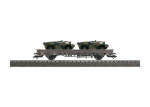 Marklin46961 Платформа (NS) type Kbs 443 с 2-мя военными автомобилями "FENNEK" 1/87