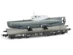 L240066 Вагон с подводной лодкой H0,Liliput