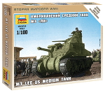 ЗВЕЗДА 6264 Американский танк Ли, 1:100