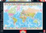 EDUCA16301 Пазл 1500 деталей Карта мира