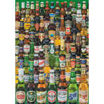 EDUCA12736 Пазл 1000 деталей - "Коллекция бутылок пива" 