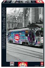 EDUCA16358п Пазл 500 деталей "Трамвай в Генте, Бельгия" 