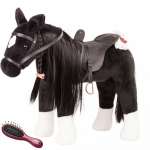 Gotz3402783 Черная лошадь с расчёской
