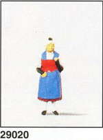 Preiser29020 Фигурка-Женщина в Швейцарском костюме 1/87