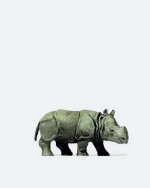 Preiser29503 Фигурка молодого носорога 1/87