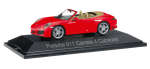Herpa071109 Автомобиль Porsche 911 Carrera 4 Cabriolet, indisch red 1/43
