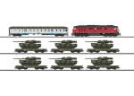 Marklin26606  Набор-Дизельный локомотив BR232, Bn 720, Поезд+6 платформ  с Leopard 2A6 Ep.V (MFX/DCC decoder)  Н0