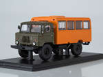 SSM1197 Масштабная модель: Горький-66 Вахтовый автобус 1/43