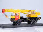 SSM1347 Масштабная модель: Автокран КС-3577 (5337) Мосметро 1/43