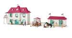 SCHLEICH42416 Большой конный двор с жилым домом и конюшней