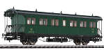 L334009 Пассажирский вагон 3 класса 27.324 SNCB Ep.II  H0 Liliput