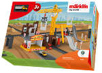 Marklin72222 Набордля детской железной дороги -Строительная площадка с большим краном "Marklin my world" H0