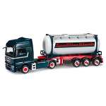 Herpa302289 Грузовик MAN TGX XXL Euro 6 Swapcontainer-Sattelzug 1/87