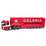 Herpa303101 Грузовик Mercedes-Benz Actros L 08 Volumen-Sattelzug "Colonia" 1/87