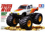 Tamiya17009 Машинка-конструктор. Автомобиль Toyota Monster Racer Jr. с электромоторчиком 1/32