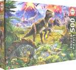 EDUCA15969 Пазл 500 деталей - Встреча динозавров
