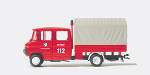 Preiser35015 Feuerwehr GW MB L407D 1/87