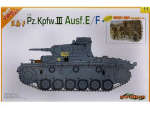 Dragon 9111 Танк Pz.Kpfw.III Ausf. E/F (2 в 1), 1:35