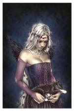 13785п Пазл-миниатюра1000 деталей-готика"Темный ангел" 
